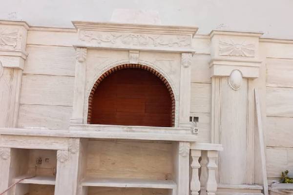 باربیکیو سنگی روستایی