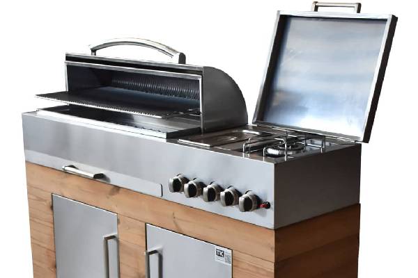 تولید باربیکیو از فولاد ضد زنگ با روکش مقاوم