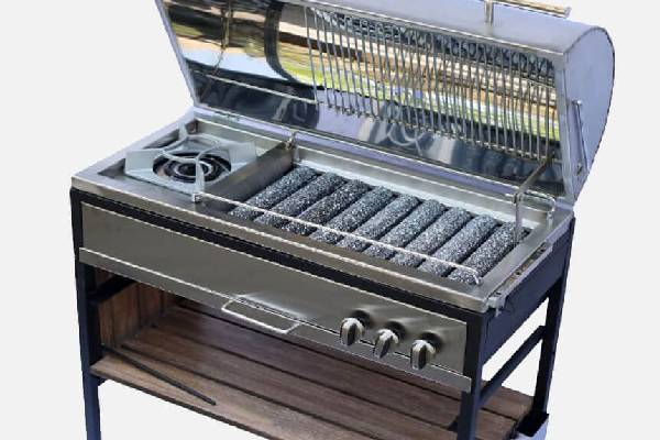 شومینه پدیده: باربیکیو استیل درب گرد با کیفیت بالا